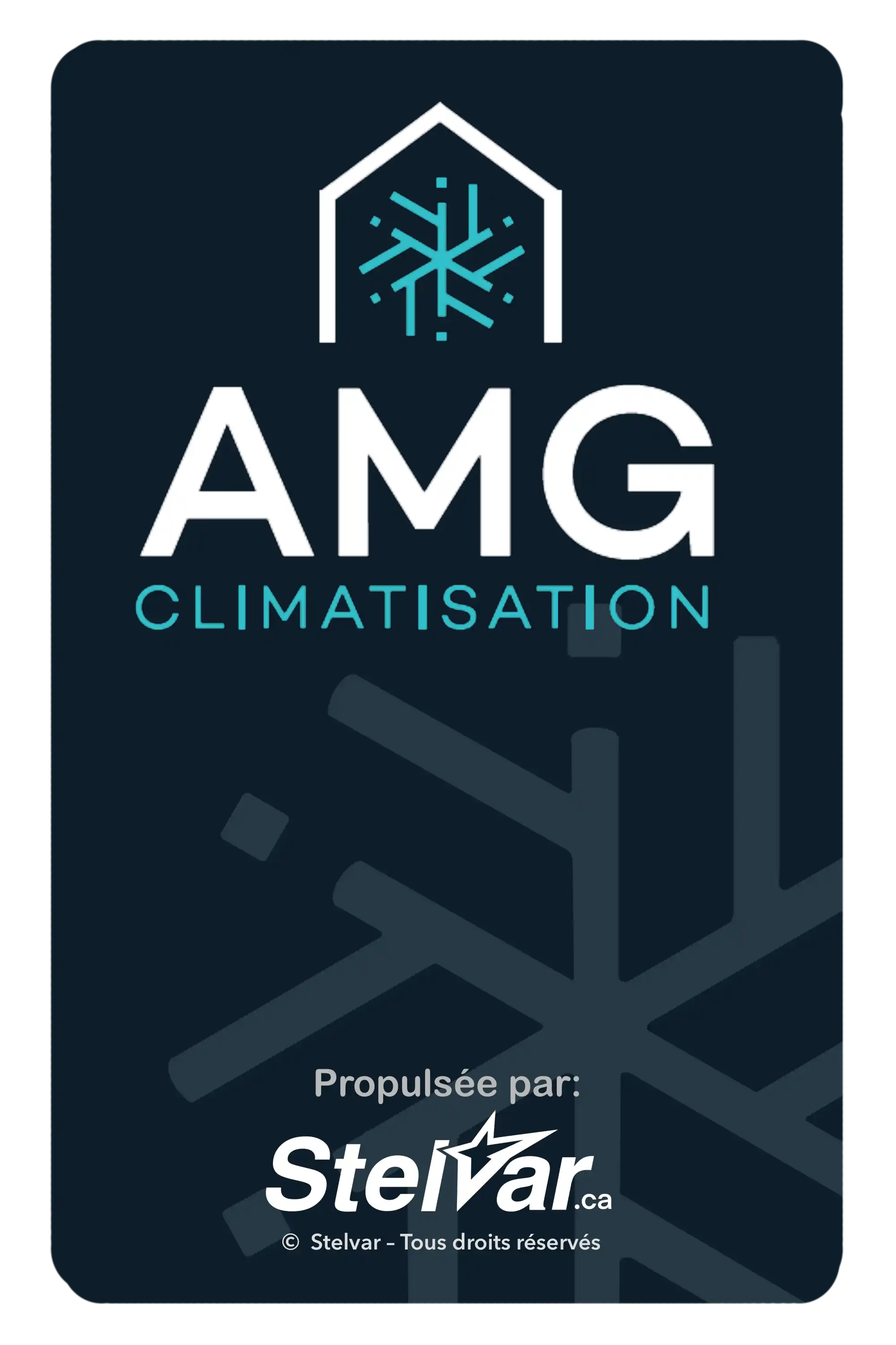 Carte Stelvar personnalisée pour AMG Climatisation